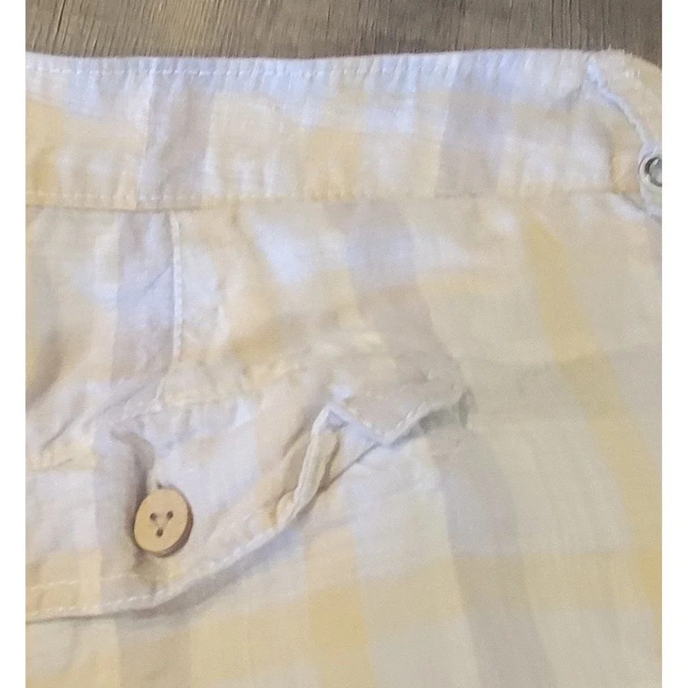 Tommy Bahama Relax Shorts Mens 42 100% Linen‎ Plaid Pro Leisure Golf